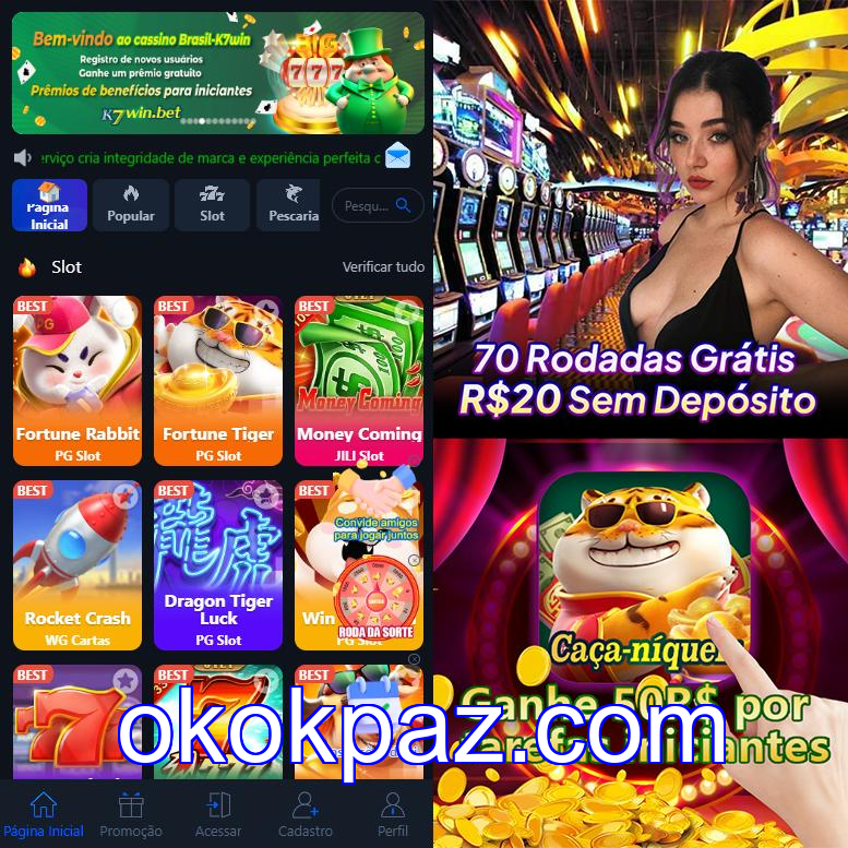 Cadastro no okokpaz: Comece com um Bônus de Boas-vindas!